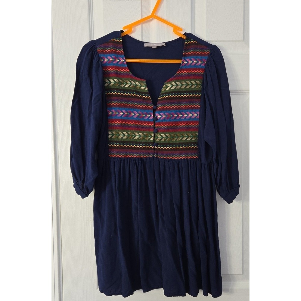 Purple Snow Womans  3/4‎ Sleeve Blouse Size Small